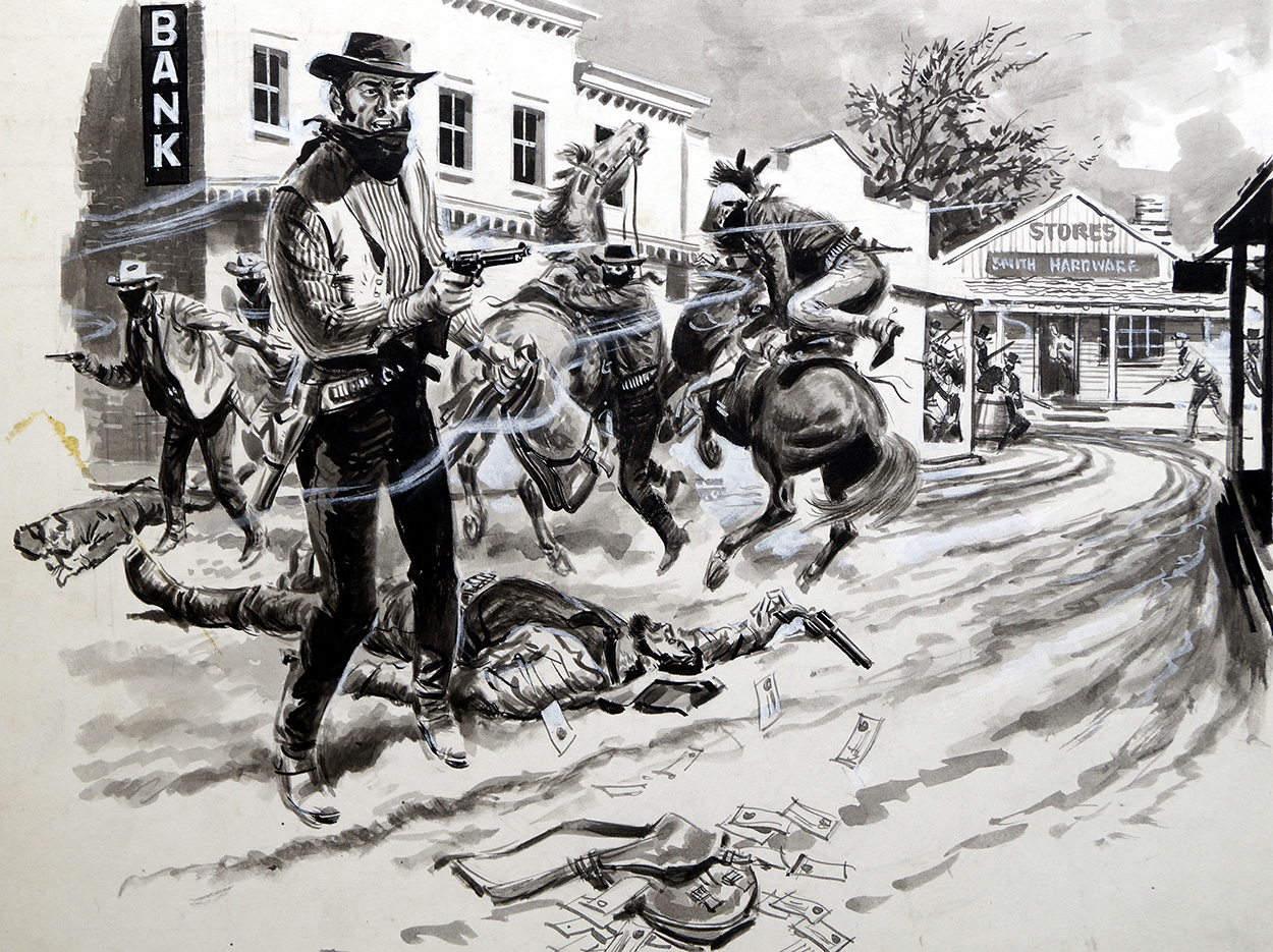 The Violent Wild West (Original) art by 20th Century at The Illustration Art Gallery