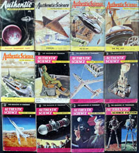 Authentic Science Fiction Monthly: 1955 - 1956 (12 issues)