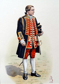 Military Uniforms - Officer, Royal Regiment of Artillery (Original) (Signed) Military Uniforms - Officer, Royal Regiment of Artillery (Original) (Signed)