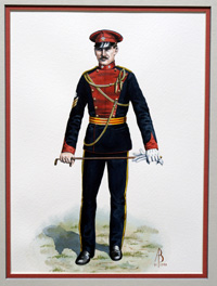 Military Uniforms - Sergeant, Prince of Wales Royal Lancers (Original) (Signed) Military Uniforms - Sergeant, Prince of Wales Royal Lancers (Original) (Signed)