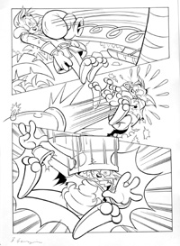 Tom and Jerry page 4 (Original) (Signed)