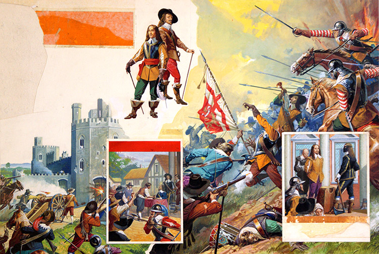 The English Civil War (Original) by Severino Baraldi Art at The Illustration Art Gallery