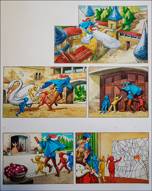 Princess Marigold - Painting Magic Ep. 19 (Original) by Giorgio Bellavitis Art at The Illustration Art Gallery