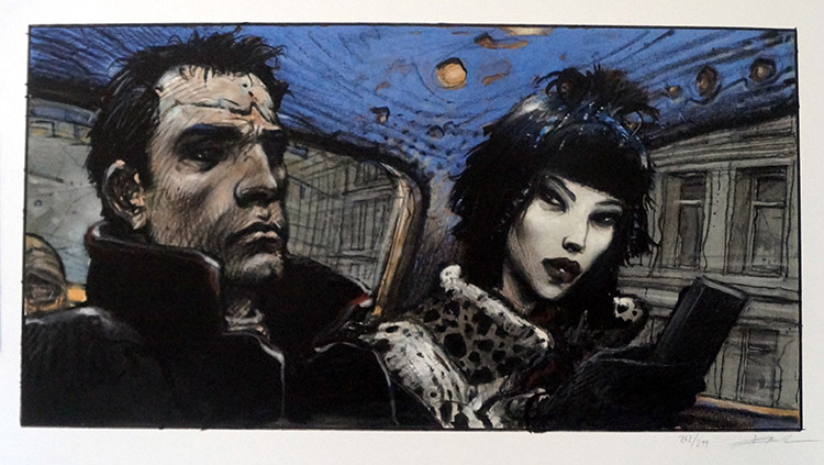 The Interview (Limited Edition Print) (Signed) by Enki Bilal Art at The Illustration Art Gallery