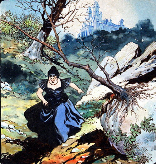 Princess Petal: Leaving the Castle (Original) by Princess Petal (Blasco) Art at The Illustration Art Gallery