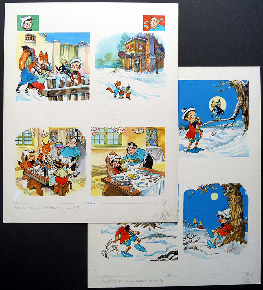 Pinocchio - Led Astray (Original) art by Sergio Cavina Art at The Illustration Art Gallery
