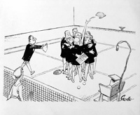 Wimbledon Tennis Dress Rules (Original) (Signed)