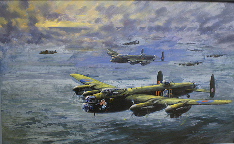 Avro Lancaster 'We Dood It Too' 1 (Original) (Signed) by Other Military Art (Coton) at The Illustration Art Gallery