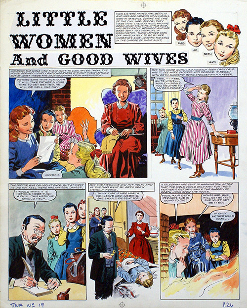 Little Women and Good Wives 12 (Original) by Gino D'Antonio at The Illustration Art Gallery