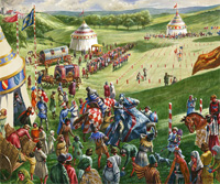 Medieval Tournament (Original) (Signed)
