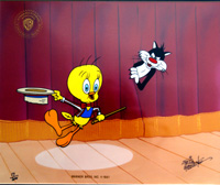 Show Stoppers (Tweety and Sylvester) (Limited Edition Print) (Signed)