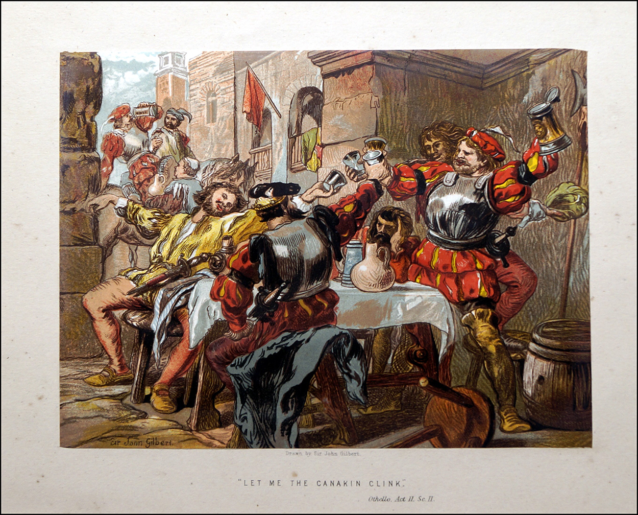 Scenes from Shakespeare - Othello (Print) art by Sir John Gilbert Art at The Illustration Art Gallery
