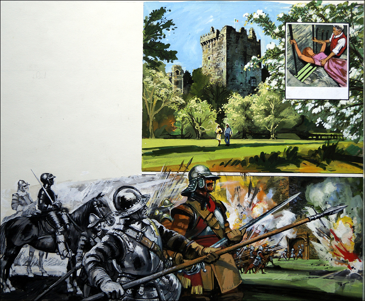 Blarney Castle (Original) art by Harry Green Art at The Illustration Art Gallery