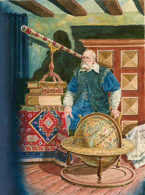 Galileo (Original) by Peter Jackson Art at The Illustration Art Gallery