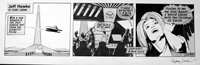 Jeff Hawke daily strip 4921 (Original) (Signed)