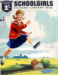 Schoolgirls Picture Library - Flying Schoolgirl (Original)
