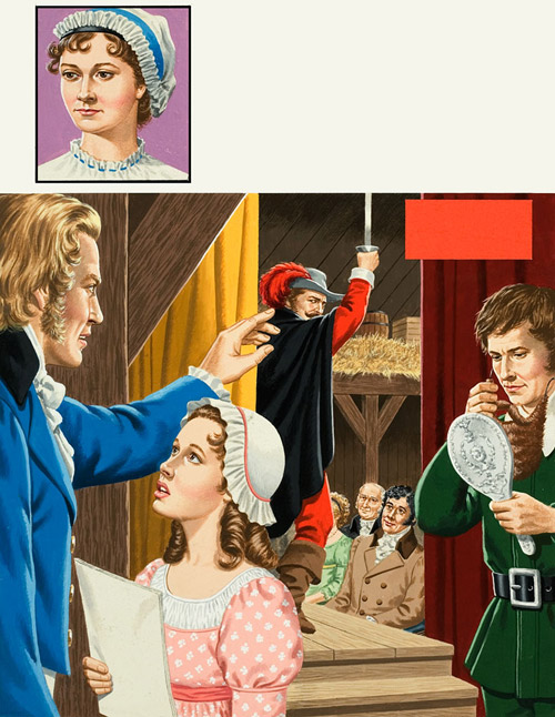 Jane Austen The Star Nobody Knew (Original) by John Keay Art at The Illustration Art Gallery