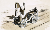 Odd Inventions The Windmill Car (Original)