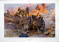 The British Advance (original page from The Sphere 1917) (Print)