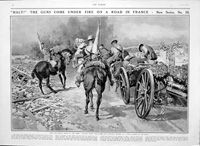 A Road In France (original page from The Sphere 1917) (Print)