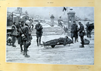 The Passing Of A Hero (original page from The Sphere 1918) (Print)