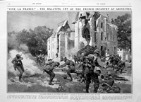 Vive La France! (original page from The Sphere 1918) (Print)