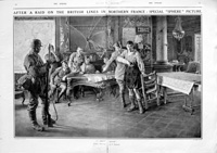After A Raid (original page from The Sphere 1918) (Print)