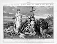 Justice (original page from The Sphere 1919) (Print)