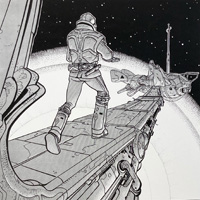 Space Walk - Arrival of The Empress (Limited Edition Print) (Signed)