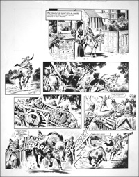 Robin of Sherwood: Marion in Peril (TWO pages) (Originals)