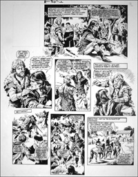 Robin of Sherwood: Fight Amongst Friends (TWO pages) (Originals)