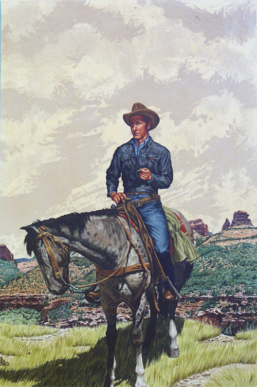 Texas Rebel - Corgi paperback cover art (Original) (Signed) by Robert Osborne Art at The Illustration Art Gallery
