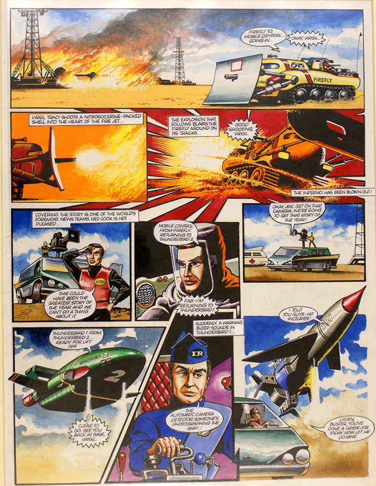 Thunderbirds Firefly (Original) art by Thunderbirds (Keith Page) at The Illustration Art Gallery