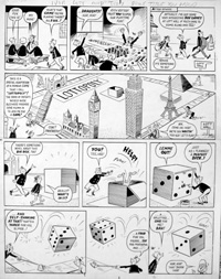 Ivor Lott & Tony Broke - Board Games (TWO pages) (Originals)