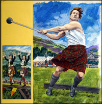 Highland Games (Original) (Signed)