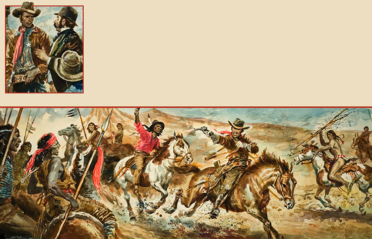 Texas Ranger (Original) by Edwin Phillips Art at The Illustration Art Gallery