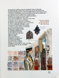 Corto Maltese in Spain (Limited Edition Print) (Signed)