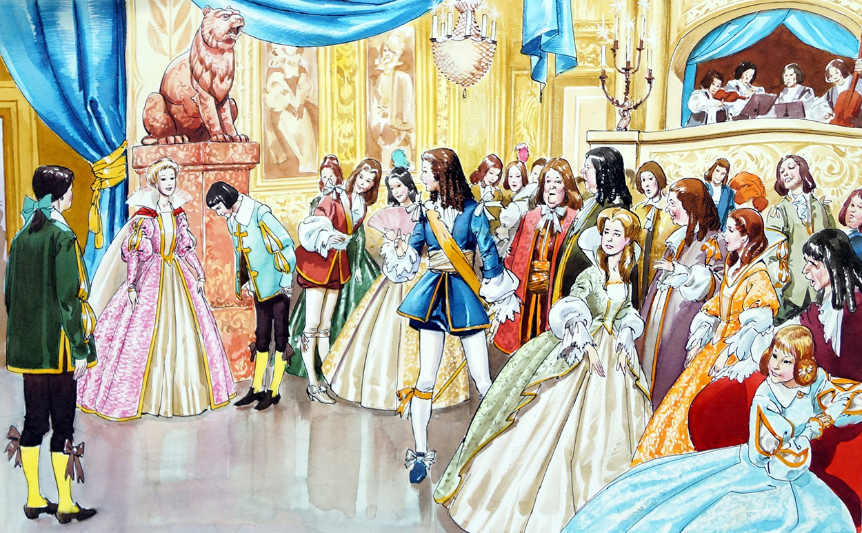 Cinderella - At The Ball (Original) art by Cinderella (Nadir Quinto) at The Illustration Art Gallery