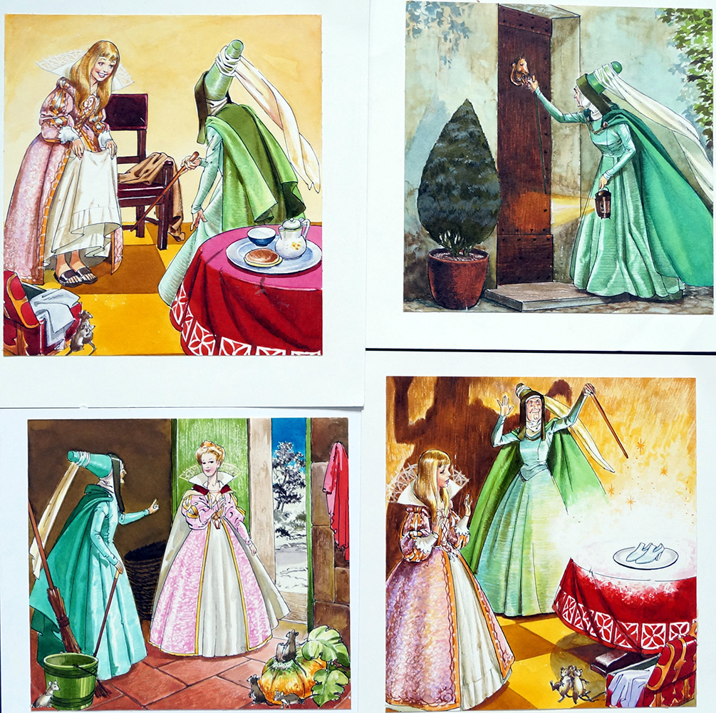 Cinderella - Fairy Godmother (Originals) art by Cinderella (Nadir Quinto) at The Illustration Art Gallery