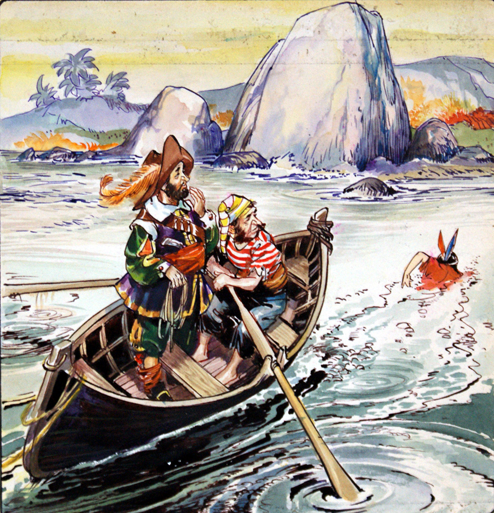 Peter Pan: To The Island (Original) art by Peter Pan (Nadir Quinto) at The Illustration Art Gallery