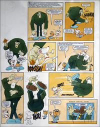 Danger Mouse - Fiendish Funnies (TWO pages) (Originals)