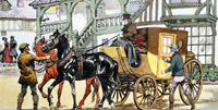Black Beauty - Horse & Carriage (Original)