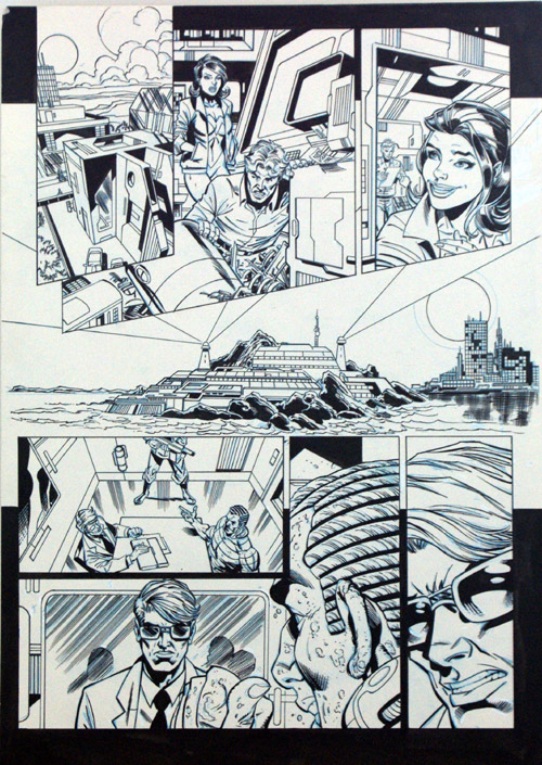 Daredevil comic art page 1 (Original) by John Royle Art at The Illustration Art Gallery