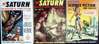 Saturn: The Magazine of Science Fiction (3 issues) at The Book Palace