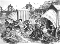 Victorian Bathing at Brighton (Original)