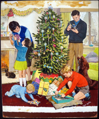 Christmas Morning (Original) (Signed)