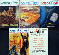 Venture Science Fiction Monthly: British Edition #2 - #6  (5 issues) at The Book Palace