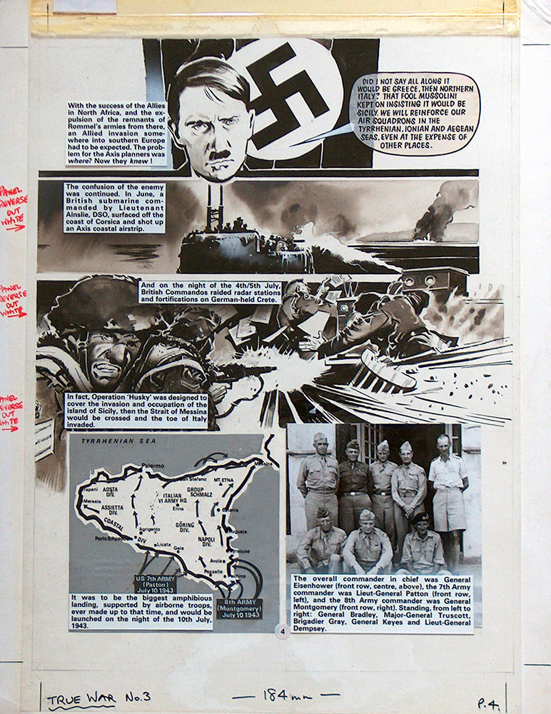 True War #3 page 4 (Original) art by Jim Watson Art at The Illustration Art Gallery