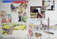 Off To London with Wee Willie Winkie (Original) (Signed)